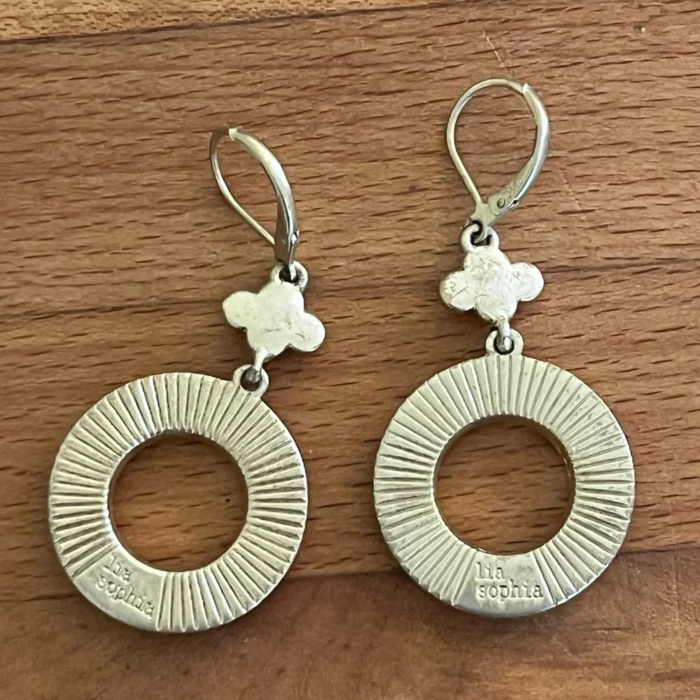 New in package - Lia Sophia pierced earrings - Picture 2 of 5